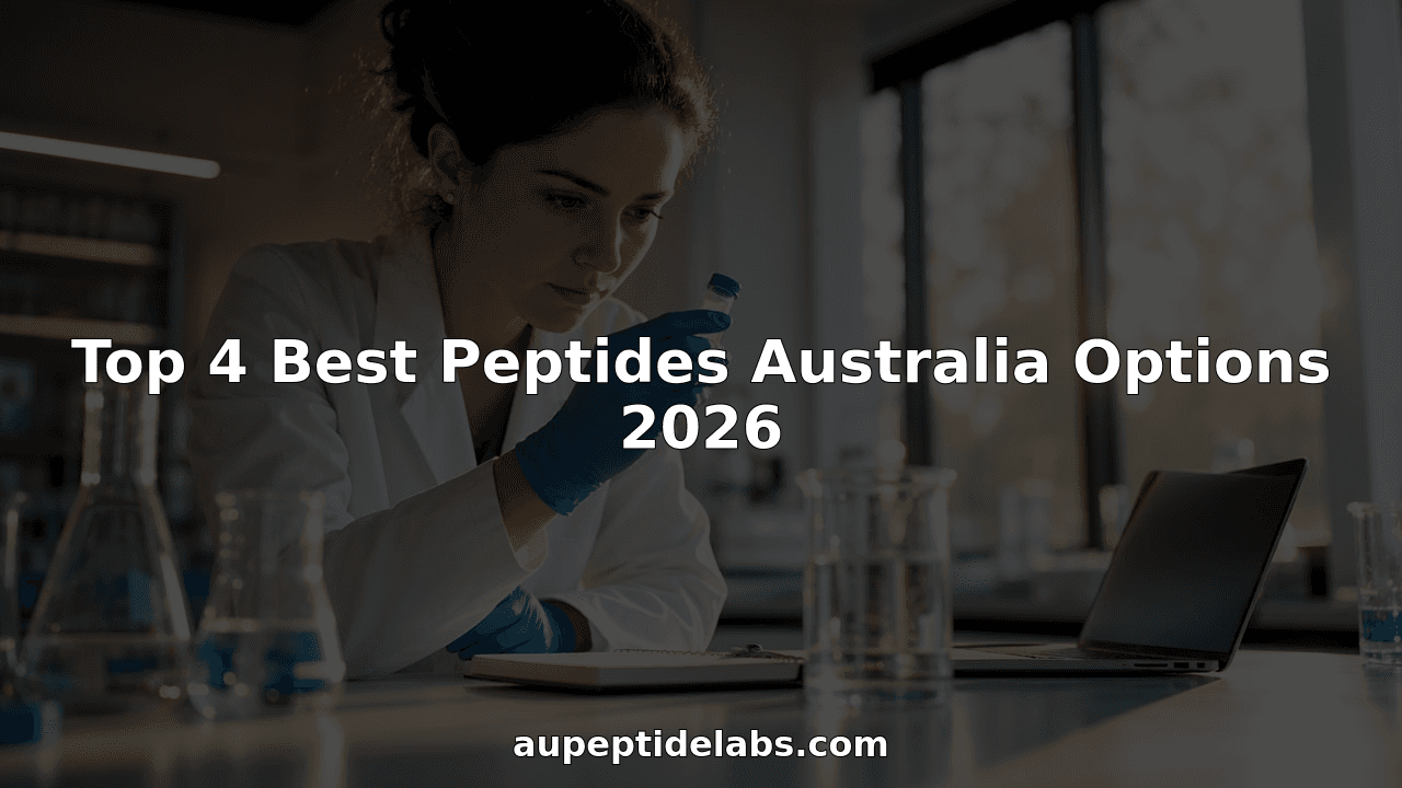 Top 4 Best Peptides Australia Options 2026