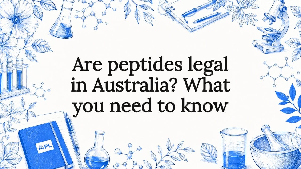 Are peptides legal in Australia? What you need to know