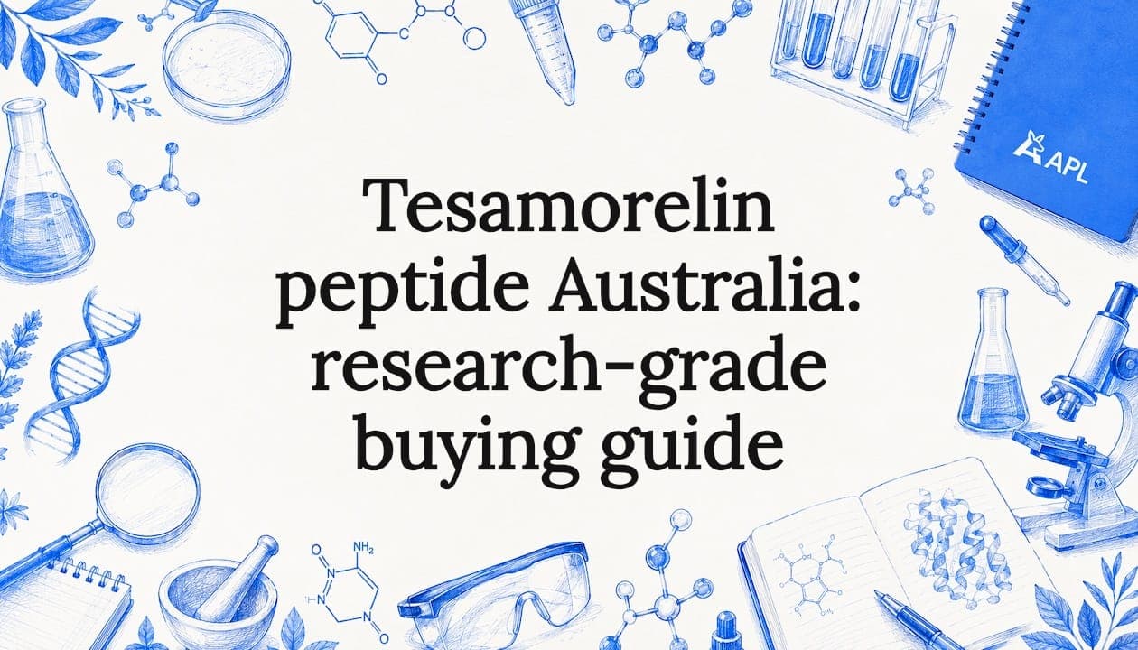Tesamorelin peptide Australia: research-grade buying guide