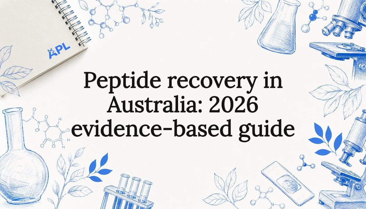 Peptide recovery in Australia: 2026 evidence-based guide