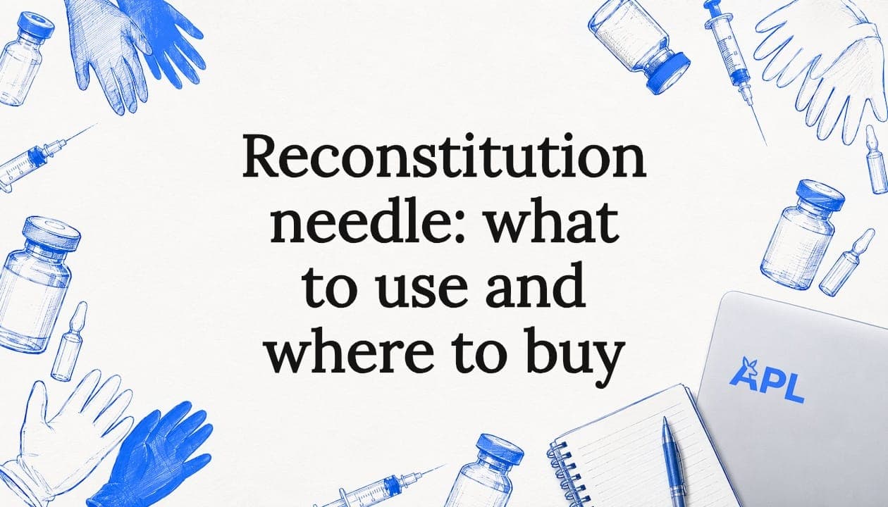 Reconstitution needle: what to use and where to buy