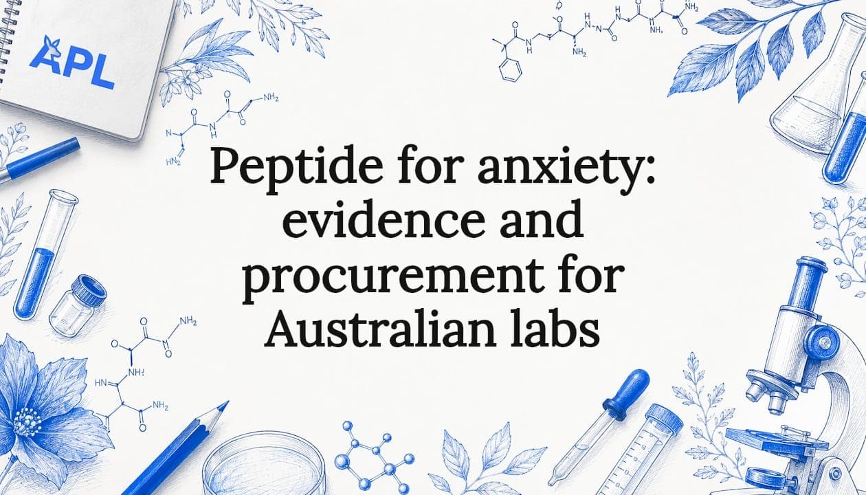 Peptide for anxiety: evidence and procurement for Australian labs