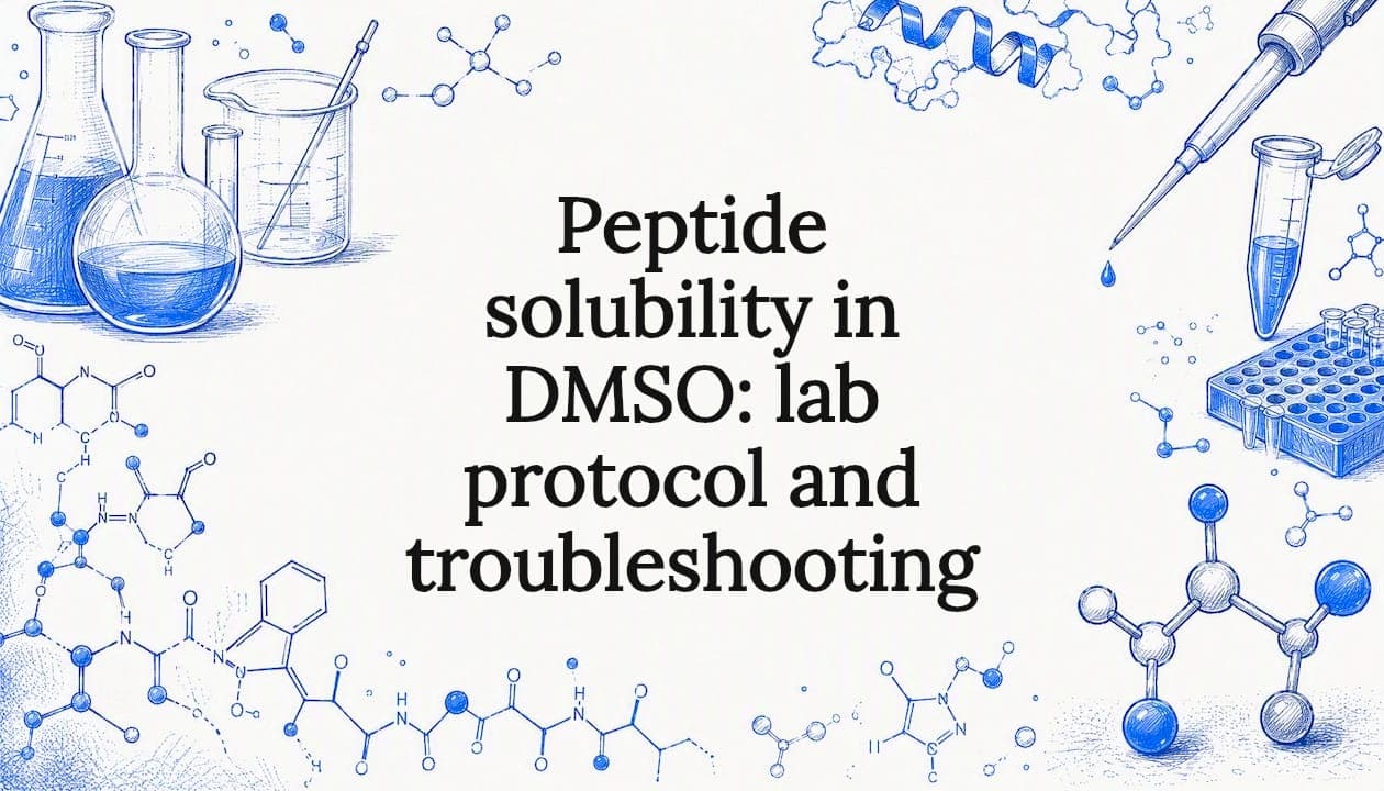 Peptide solubility in DMSO: lab protocol and troubleshooting