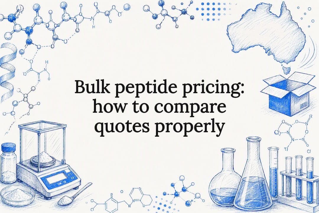 Bulk peptide pricing: how to compare quotes properly