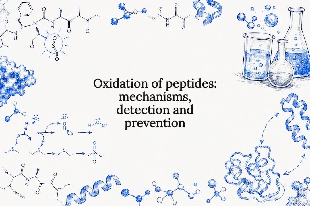 Oxidation of peptides: mechanisms, detection and prevention