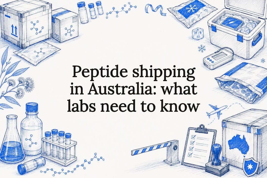Peptide shipping in Australia: what labs need to know