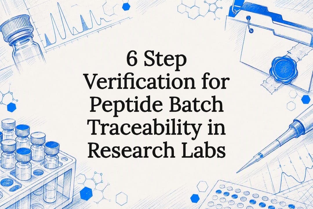 6 Step Verification for Peptide Batch Traceability in Research Labs