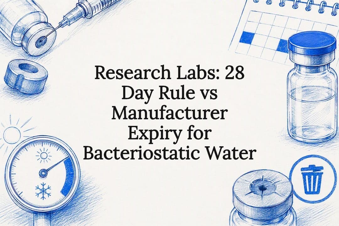Research Labs: 28 Day Rule vs Manufacturer Expiry for Bacteriostatic Water