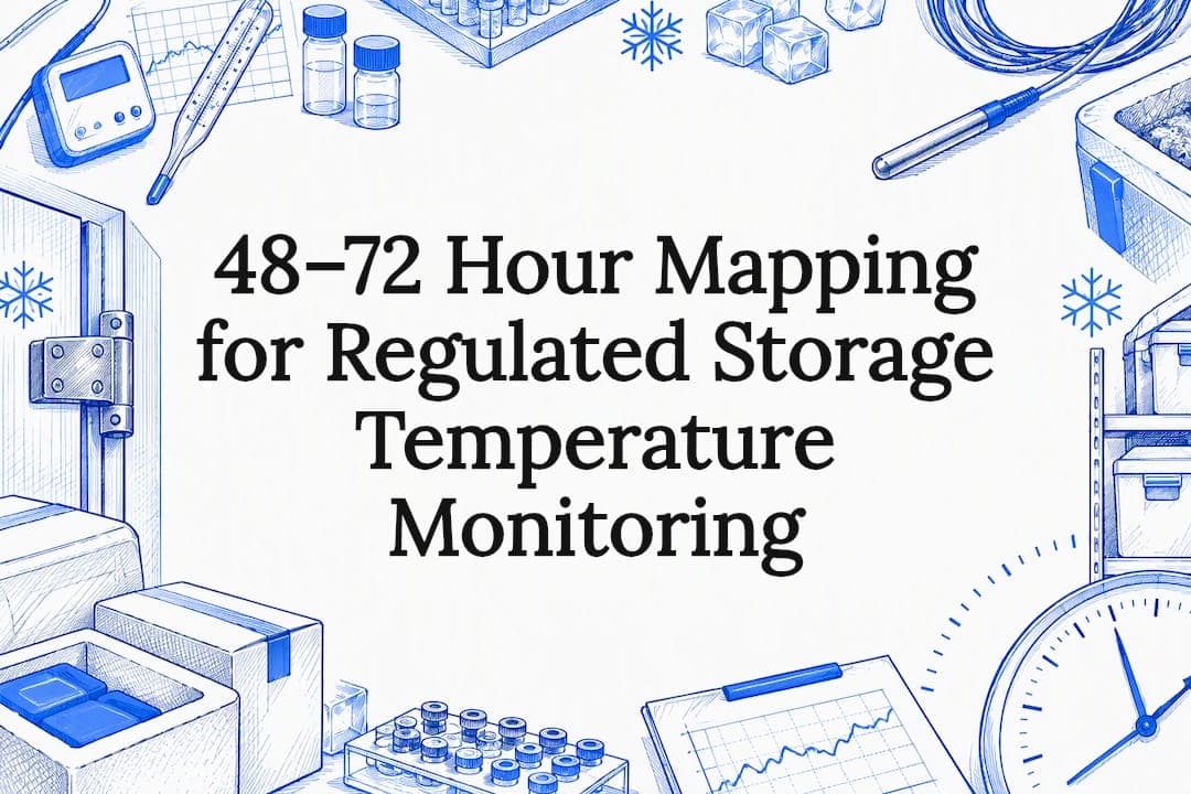 48–72 Hour Mapping for Regulated Storage Temperature Monitoring