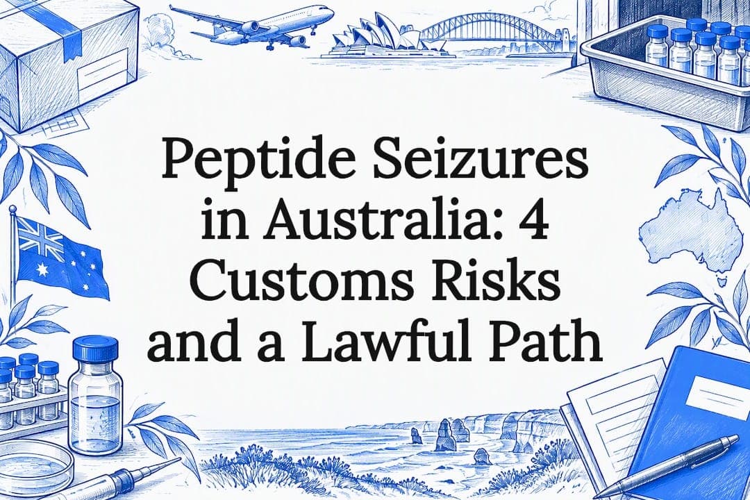 Peptide Seizures in Australia: 4 Customs Risks and a Lawful Path