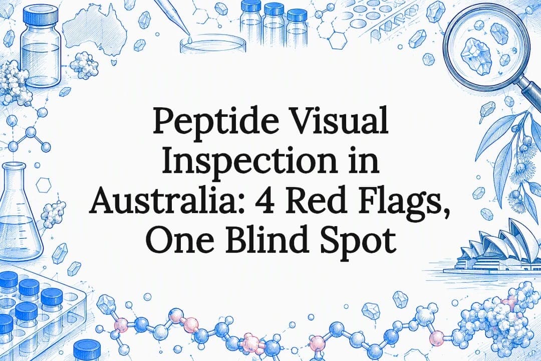 Peptide Visual Inspection in Australia: 4 Red Flags, One Blind Spot