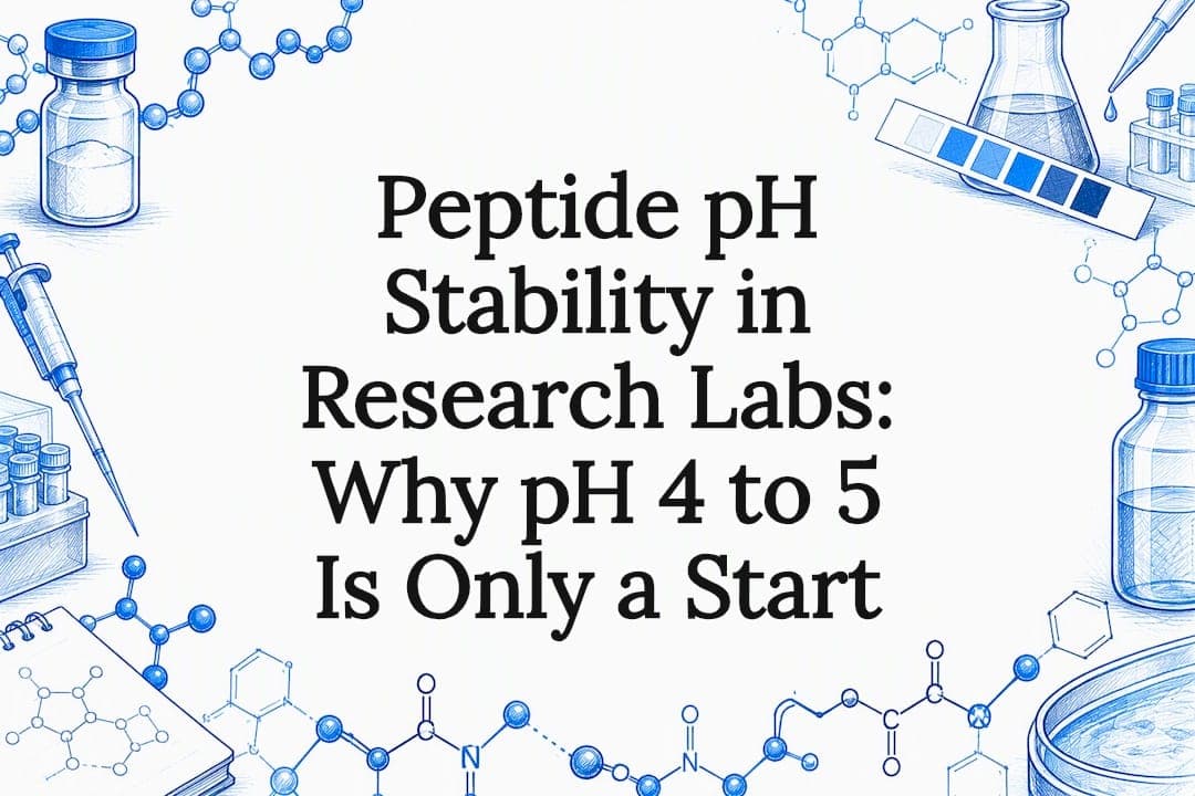 Peptide pH Stability in Research Labs: Why pH 4 to 5 Is Only a Start