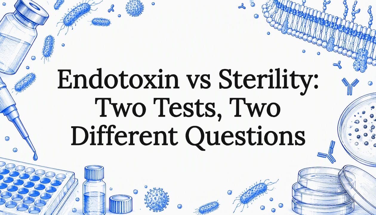 Endotoxin vs Sterility: Two Tests, Two Different Questions