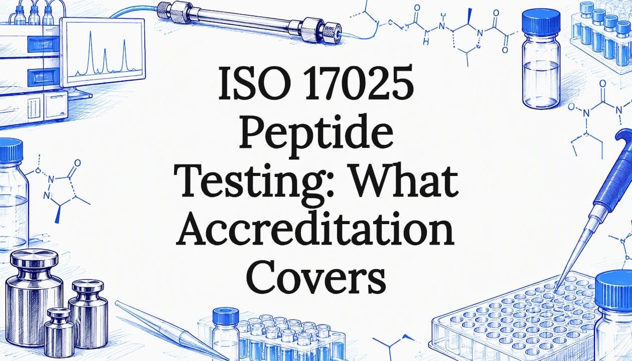 ISO 17025 Peptide Testing: What Accreditation Covers