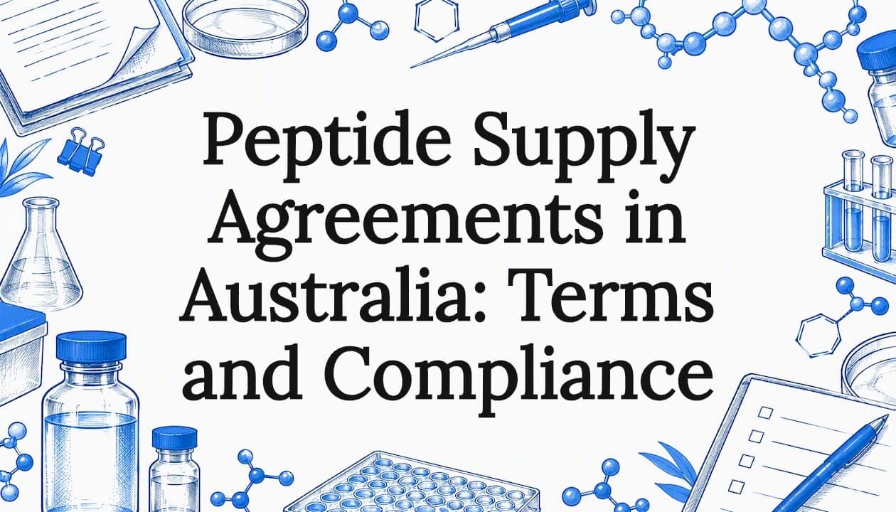 Peptide Supply Agreements in Australia: Terms and Compliance