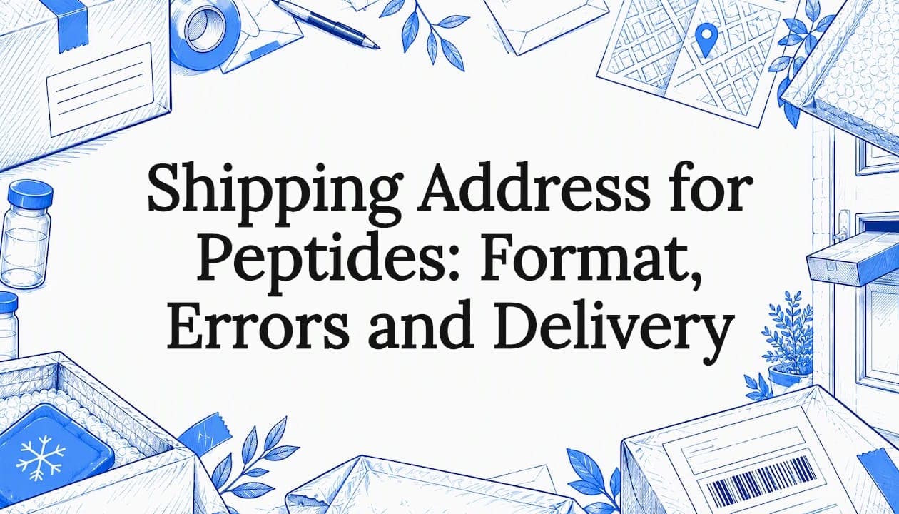 Shipping Address for Peptides: Format, Errors and Delivery