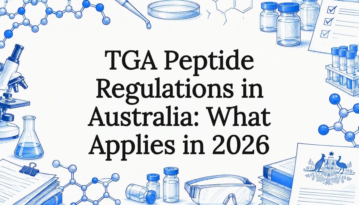 TGA Peptide Regulations in Australia: What Applies in 2026